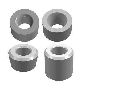 拉制金屬管棒與減壁減徑用21、22、23、30、31型拉伸模坯