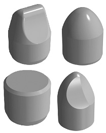 勺形齒、拋物線齒、平頂齒、尖爪齒