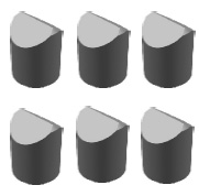 K30、K31型用于鑲制一字型、十字型硬質(zhì)合金釬頭